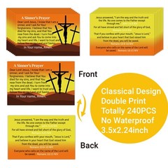 Fankya 240pcs Gospel Tracts Romans Road 7 inches x 8 inches, bright 1