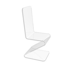Returned Unit Acrylic Chair (16″x17″x40″) Fully Assembled 250lb Capacity