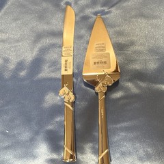 Lenox True Love 2-Piece Stainless Steel Cake Knife & Server Set 13in 812615