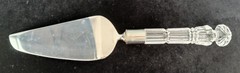 Waterford Cake & Pie Server w Crystal Handle & Serrated Stainless Blade