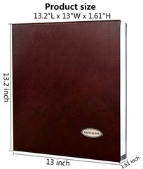 Self-Adhesive Photo Album, Dust-free, glue free and waterproof Scrapbook Albu…