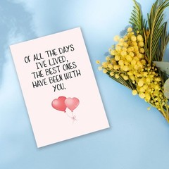 Romantic Anniversary Card&Gift for Women Men, Funny Valentines Day Card for H…