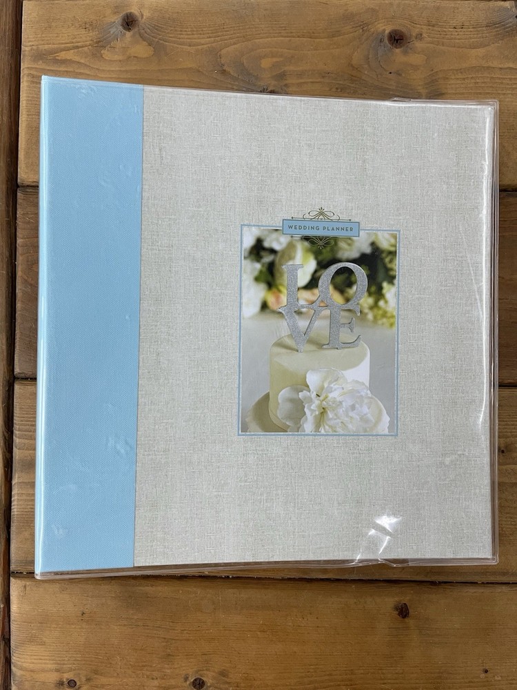 Gartner Studios Wedding Planner Organization Book Light Blue 3-Ring Binder