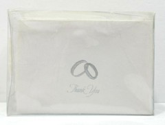 Wedding Anniversary Invitation Kit Thank You Cards Print Your Own Silver Rings