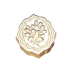 Lily-Flower Sealing Wax Stamp Paint Seal Head Flower Wax Seal Stamp for Kid