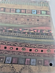 PINOWU Ethnic Style Drawstring Gift Bags 5×7″ Cotton Gift Pouches 12-Pack NEW