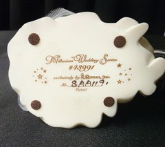 Vintage 1997 Roman Inc Millennium Wedding Series Cake Topper Figurine #43991