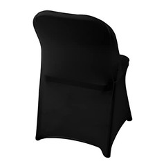 Spandex Chair Cover,12PCS,Chair Covers,Living Room Folding Chair 12Pack Black