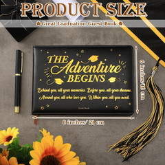 2026 Graduation Guest Book with Pen Graduation Guest Sign in Book Class of 20…
