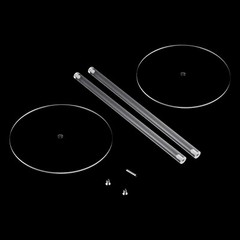 10pcs Acrylic Flower Vase Balloons Rack Stand Weddings Backdrop Decoration 80cm