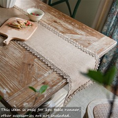Burlap Weave Table Runner Cloth Hessian for Country Wedding Party Decor