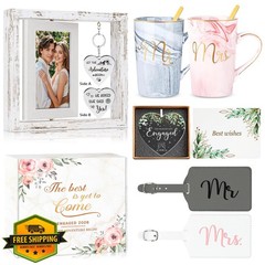 HELORAY Couple Wedding Gifts Engagement Bridal Shower Mr Mrs