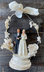 Vintage 1952 Wedding Cake Topper Coast Novelty MFG Co Number 317PF