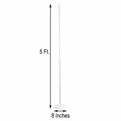 2 pcs 5 ft White Balloon Columns Stands Kit Set Wedding Party Decorations Sale