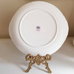 Original Royal Albert Moonlight Rose Plate, English Bone China Porcelain, LTD 19