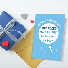 Nchigedy Funny Father’s Day Card from Wife Girlfriend, Rude Fathers Day Card …