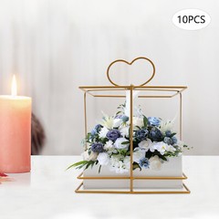 10pcs Gold Vases for Centerpieces Wedding Party Decoration Centerpiece Table New