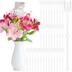 240 Pcs Floral Picks Card Holders – Plastic Flower Sticks for Bouquets & Decor