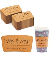 Mr. And Mrs. Drink Sleeves For Coffee Cups