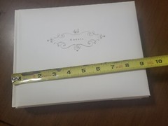 Hallmark White Guest Book Classic Wedding Anniversary Party Special Occasion