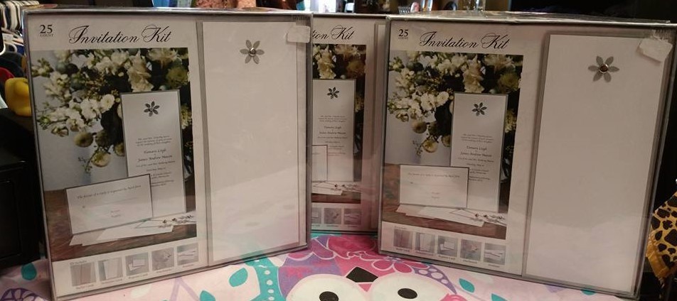 Gartner Studios Invitation Kits Wedding 3- 25 count for a total of 75 invites!