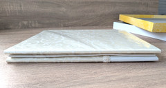 Vtg New Hallmark Wedding Anniversary Keepsake Album White Tassel Paisley Brocade