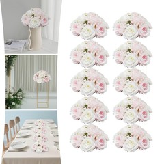 10pc Artificial Flower Ball Fake Floral Table Decor Wedding Bouquet Centerpieces