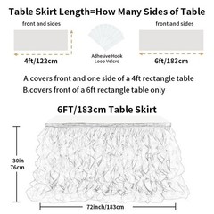Luxury Organza Mesh Table Skirt Draping Floating Romance – Watermelon Red-6ft