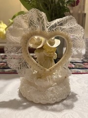 1985 Wilton Vintage Western Cowgirl Cowboy Couple Wedding Cake topper