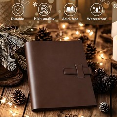Artmag Photo Album 4×6 200 Photos, Thick Leather Cover Picture Album with 30 …