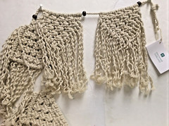 Boho Knit Cream Cotton Macrame Garland – 1.3m ( Talking Tables) NIP