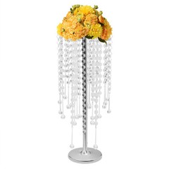 10Pcs 55cm Tall Crystal Flower Stand Centerpieces Vase Wedding Party Decor