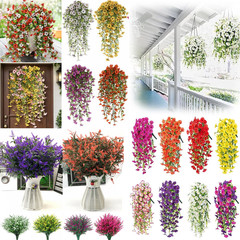 Artificial Flowers Plastic Fake Plants UV Resistant Home Wedding Corridor Decor