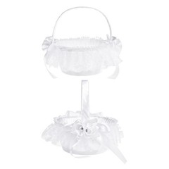 Valentine’s Day Flower Girl Baskets for Wedding Decor Small Floral
