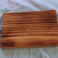 Wooden Mr & Mrs Wedding Table Sign Set of 2, Brown & White Wood Boards