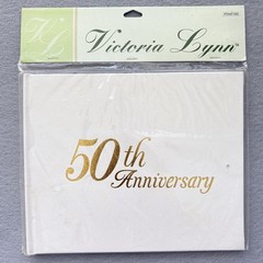New Vintage 2005 Victoria Lynn Guest Book Anniversary 50th Keepsake Gift