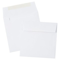 JAM PAPER 4.5 x Square Invitation Envelopes – 4.5″ x 4.5″, 50 Per Pack