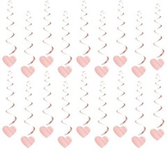 PinkValentines-Day Heart Party-Decorations Garland – Valentine’s Day Rose-gold