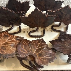 Pottery Barn Maple Leaf Place Card Holders Set Of 8 B28