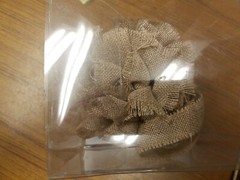 Burlap And Pearl Kissing Ball by Hortense B. Hewitt, Wedding Kissing Ball