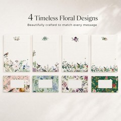 Beautiful Stationery Set with Envelopes – Premium-Quality, Multicolor