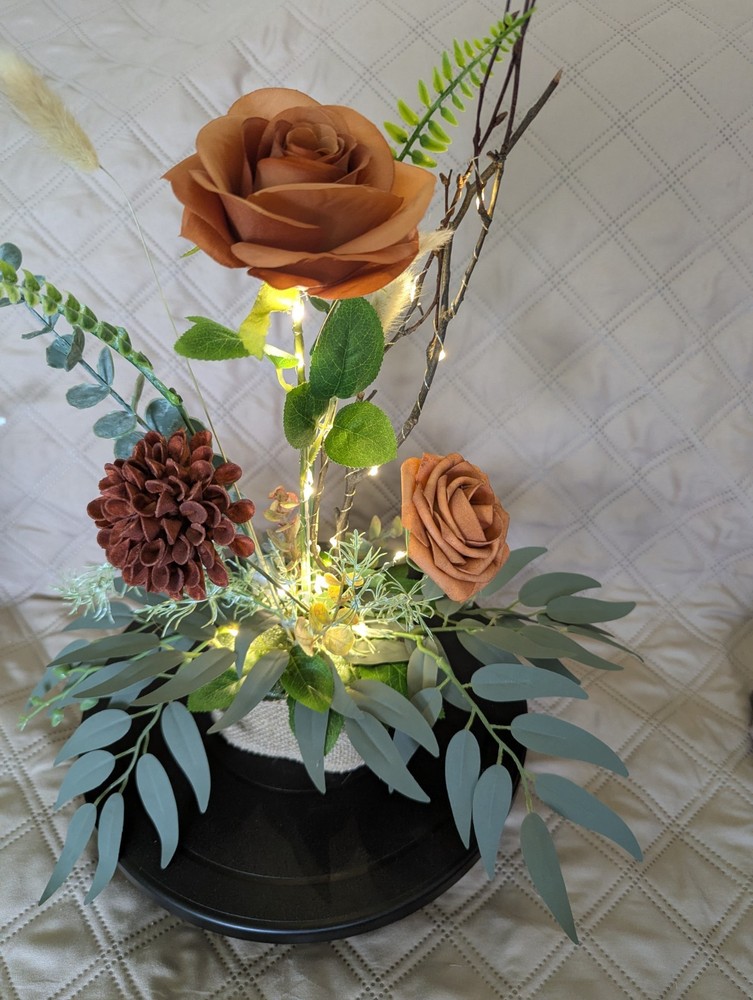 Terracotta Centerpiece table decor with Lights New