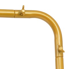 Gold Wedding Backdrop Stand Set with Balloon and Flower Displays