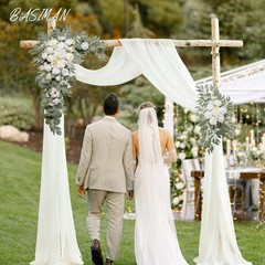Pack of 3 wedding arch flowers,wisteria hanging flowers,faux flowers,Flower G…