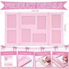 Tellingyou Senior Multi Picture Frame for 4 x 6” Photographs Congrats Grad