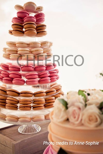 10 Tier Macaron Tower Macaron Stand fo r230 Macarons in USA by Cheerico Supplies