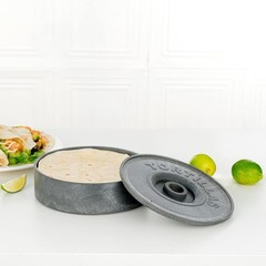 Restaurantware Tortilla Warmer 2 Count 8.5 X 8.5 X 2.3 Inches Plastic Tortilla