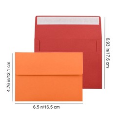 VANRA 150 Pack Colorful Envelopes for Invitations A6 A6, 15 Assorted Colors
