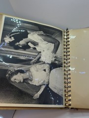 Vintage Wedding Album 17 Photos Ephemera 8”x10” Black and White 1953