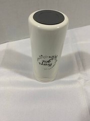Handmade laser engraved double insulated flower girl 200ml flask NIB hot & cold